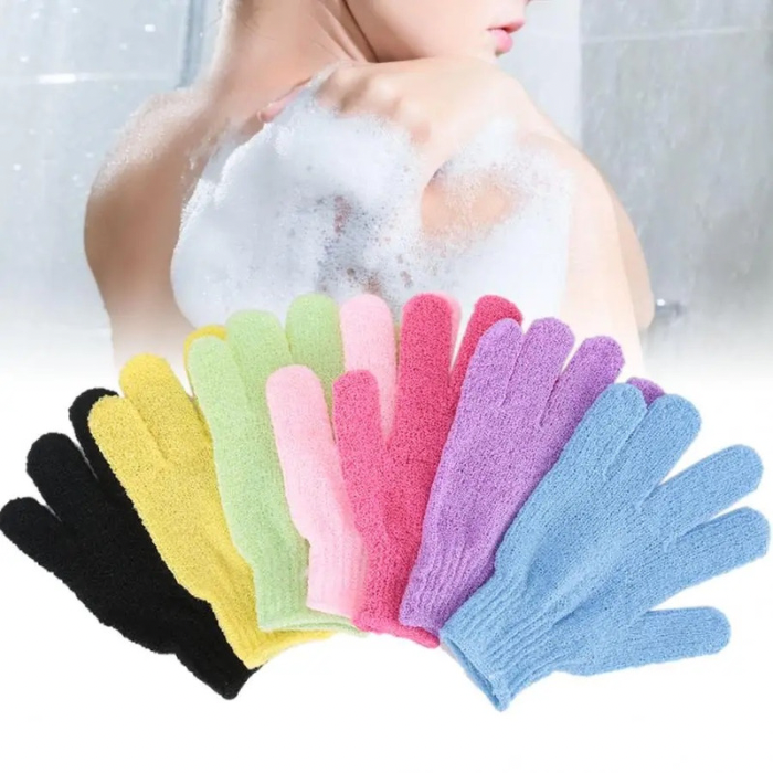 6pcs Shower/Bath Gloves Deep Cleaning Body Exfoliating Glove