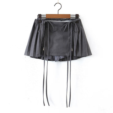 2023 New Spring Summer Women Female Sexy Polyester Brand Skirt - POA