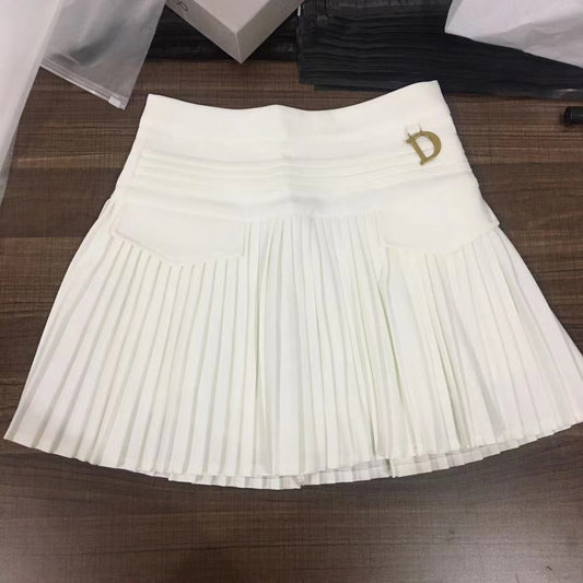 Spring Summer New Arrivals High Waist Short Mini Pleated Skirt High Streetwear